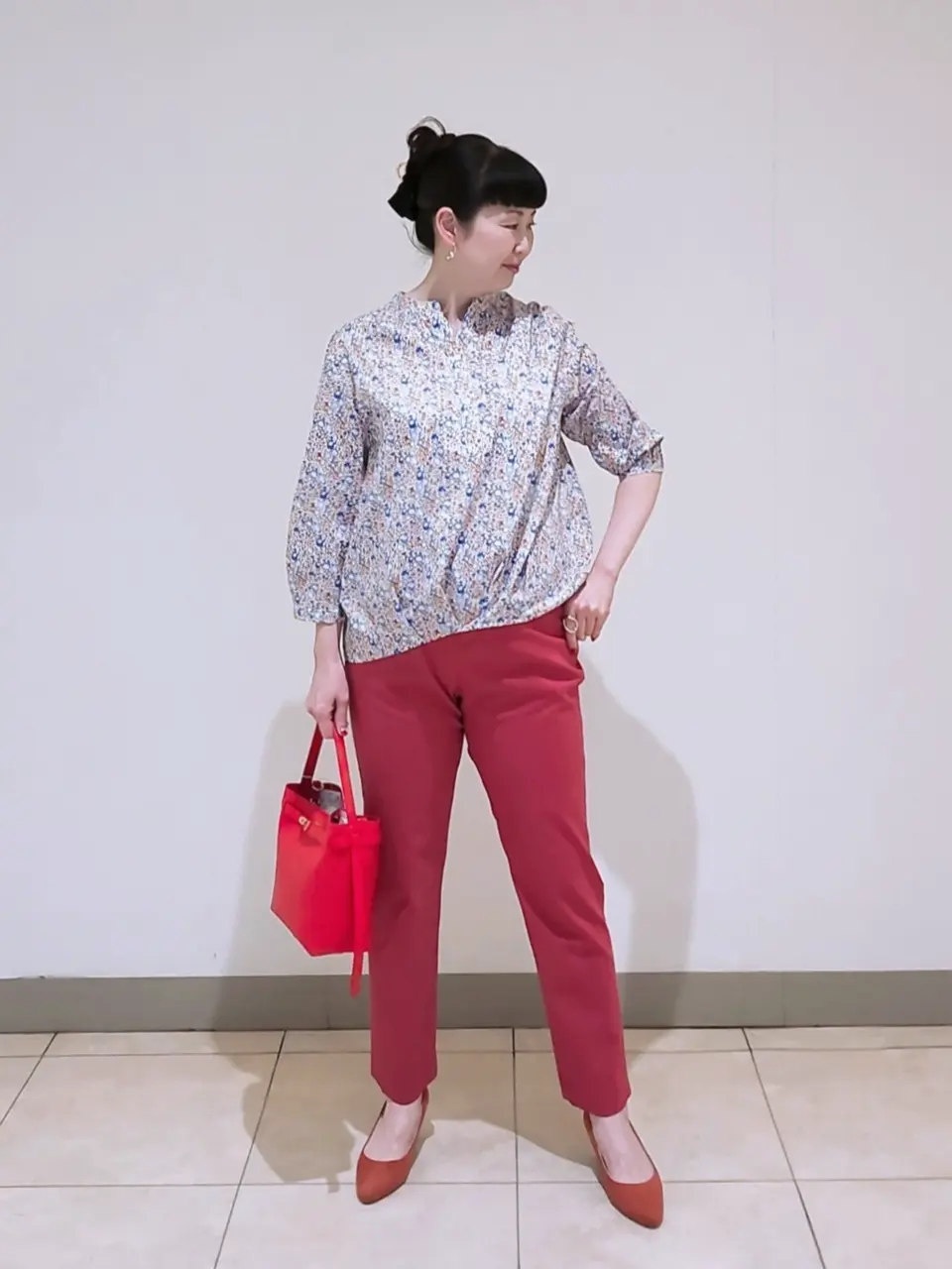 J.PRESS LADIES L スタッフ コーディネート画像