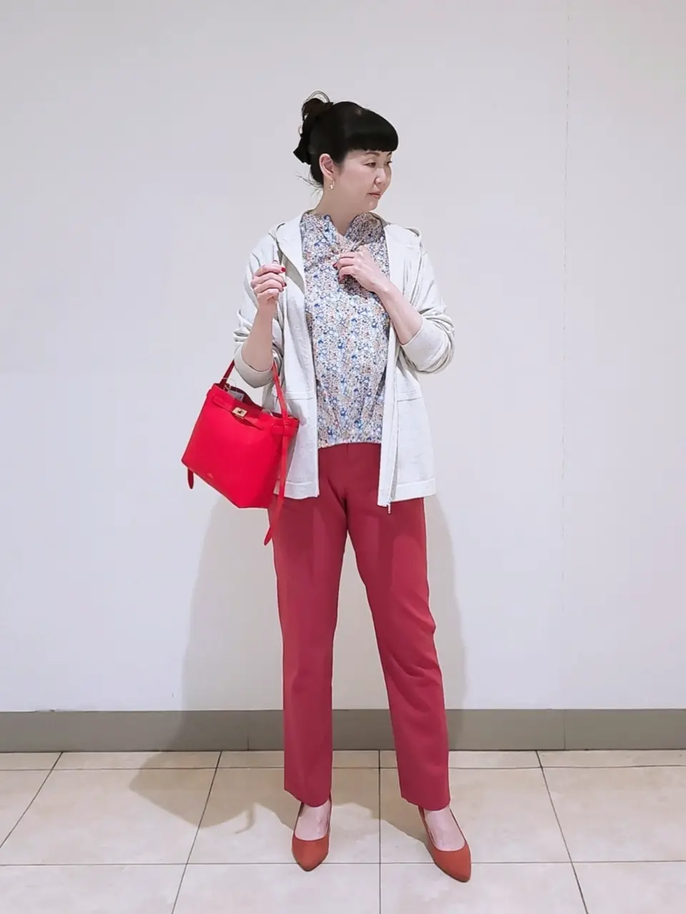 J.PRESS LADIES L スタッフ コーディネート画像