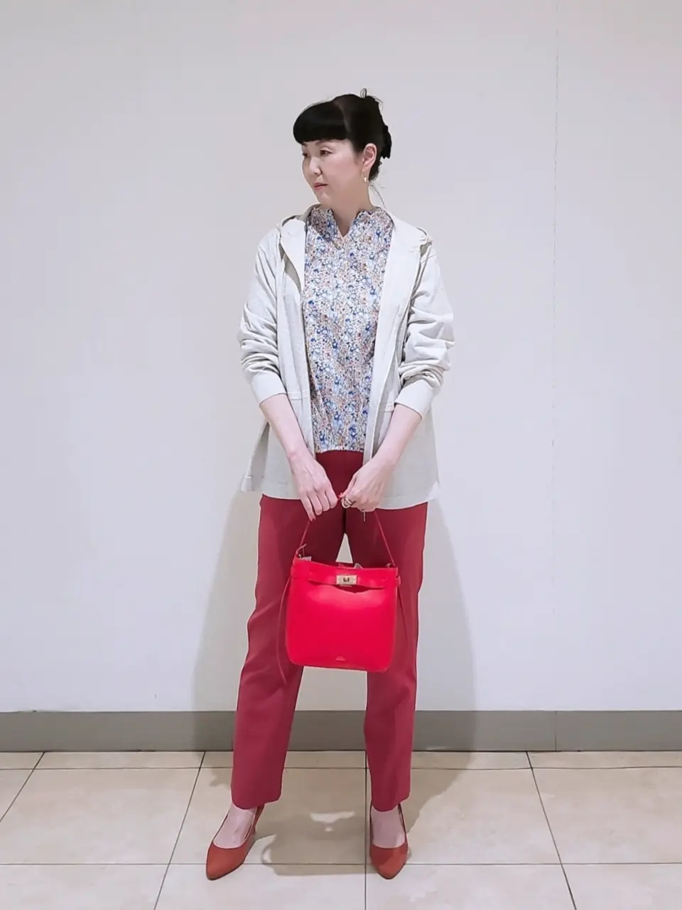 J.PRESS LADIES L スタッフ コーディネート画像