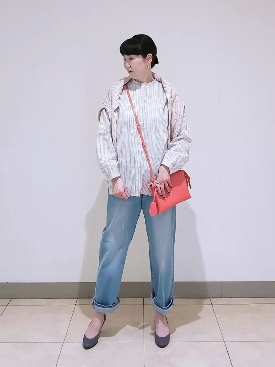 J.PRESS LADIES L スタッフ コーディネート画像