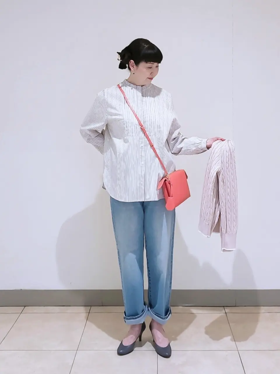 J.PRESS LADIES L スタッフ コーディネート画像