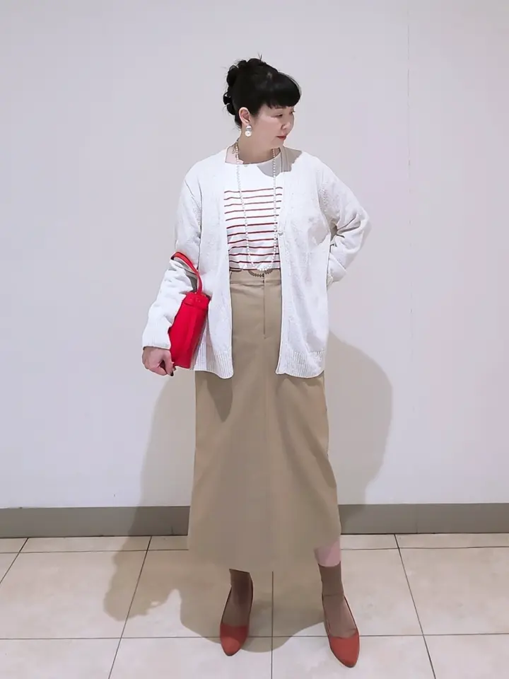 J.PRESS LADIES L スタッフ コーディネート画像