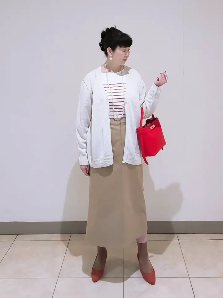 J.PRESS LADIES L スタッフ コーディネート画像