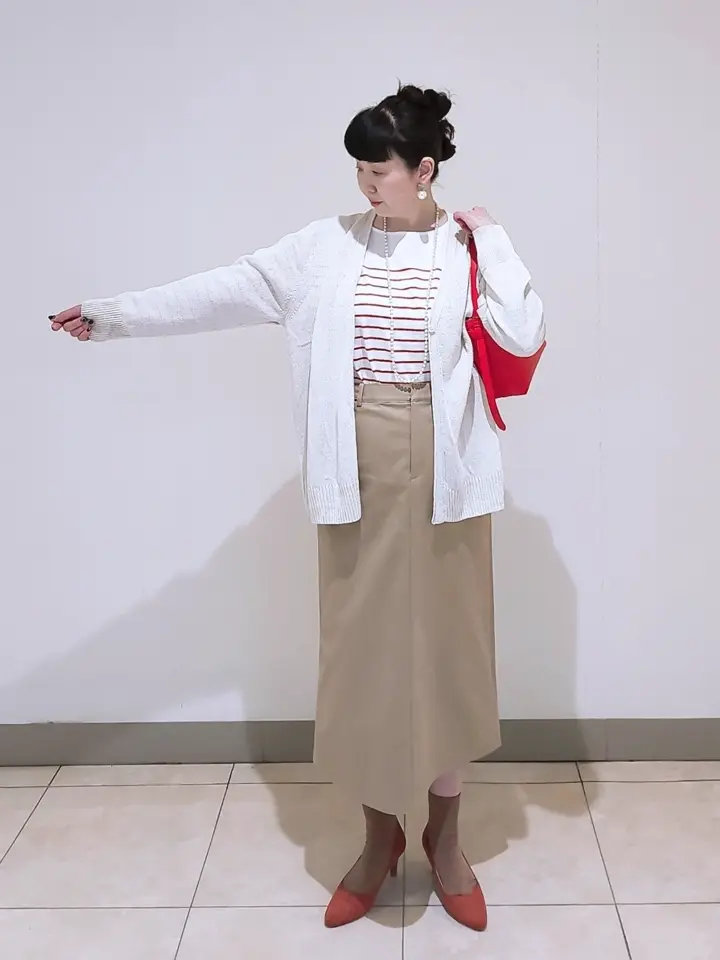 J.PRESS LADIES L スタッフ コーディネート画像