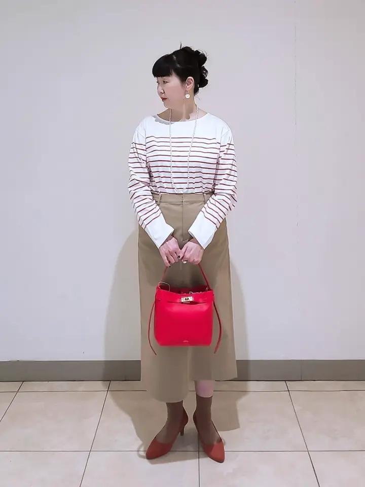 J.PRESS LADIES L スタッフ コーディネート画像