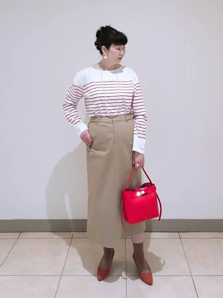 J.PRESS LADIES L スタッフ コーディネート画像