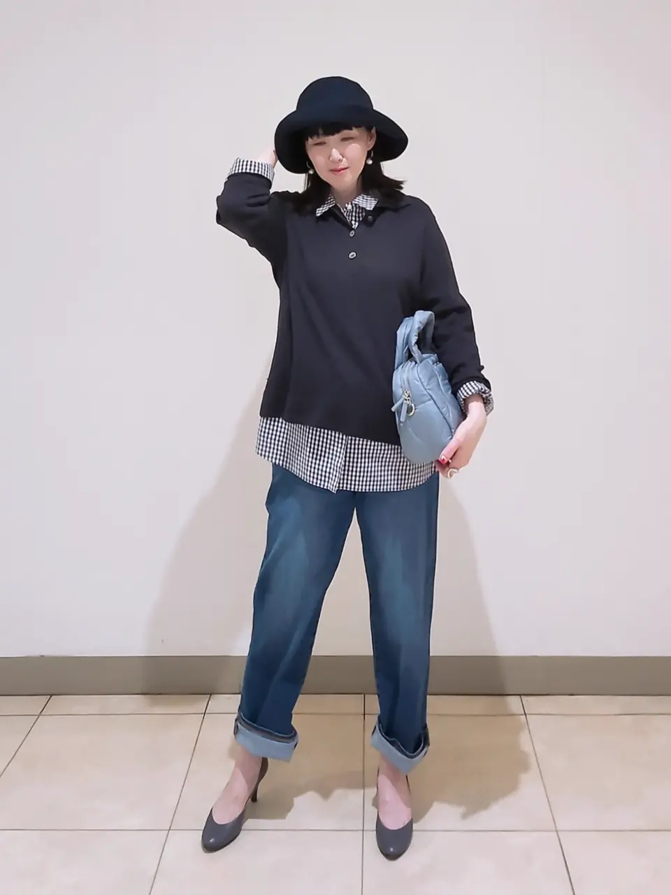 J.PRESS LADIES L スタッフ コーディネート画像