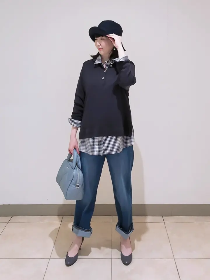 J.PRESS LADIES L スタッフ コーディネート画像