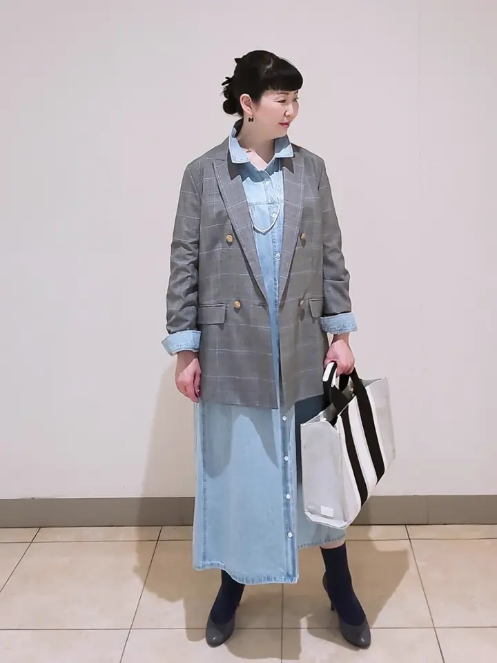 J.PRESS LADIES L スタッフ コーディネート画像