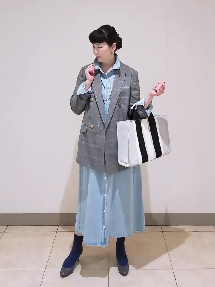 J.PRESS LADIES L スタッフ コーディネート画像