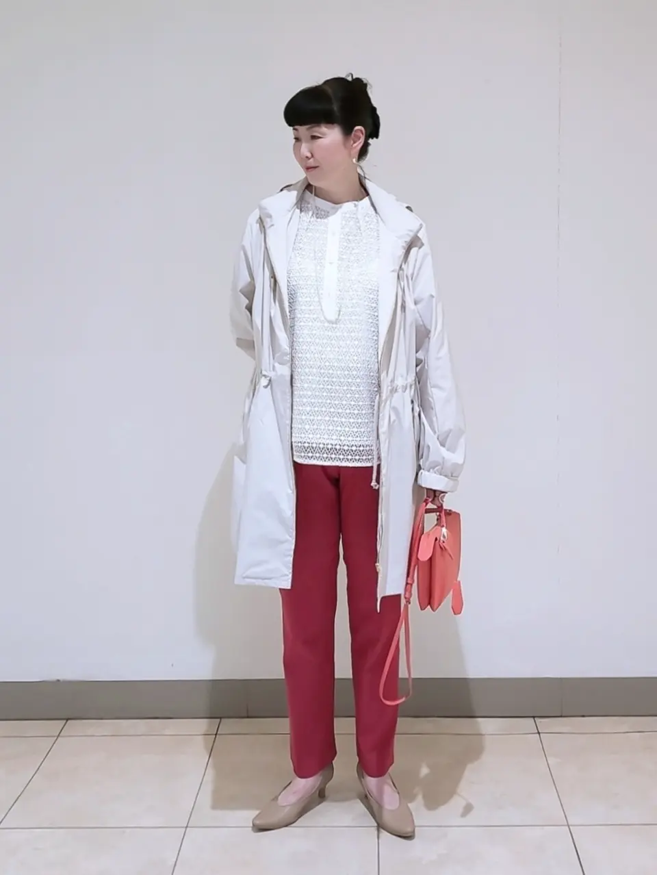 J.PRESS LADIES L スタッフ コーディネート画像