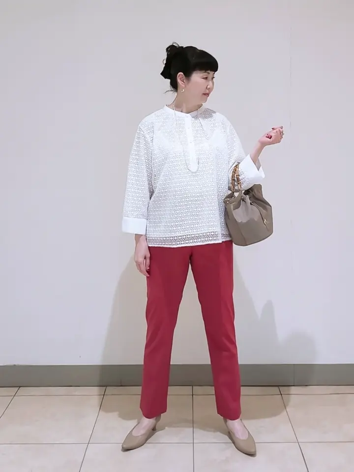 J.PRESS LADIES L スタッフ コーディネート画像