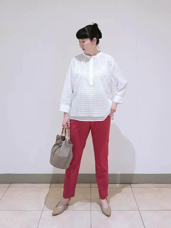 J.PRESS LADIES L スタッフ コーディネート画像