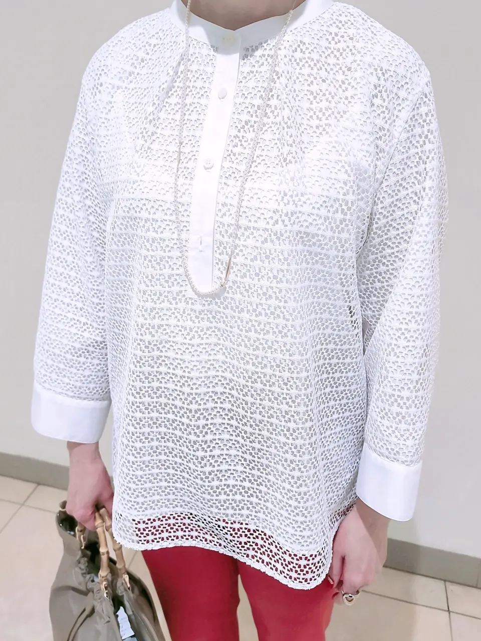 J.PRESS LADIES L スタッフ コーディネート画像