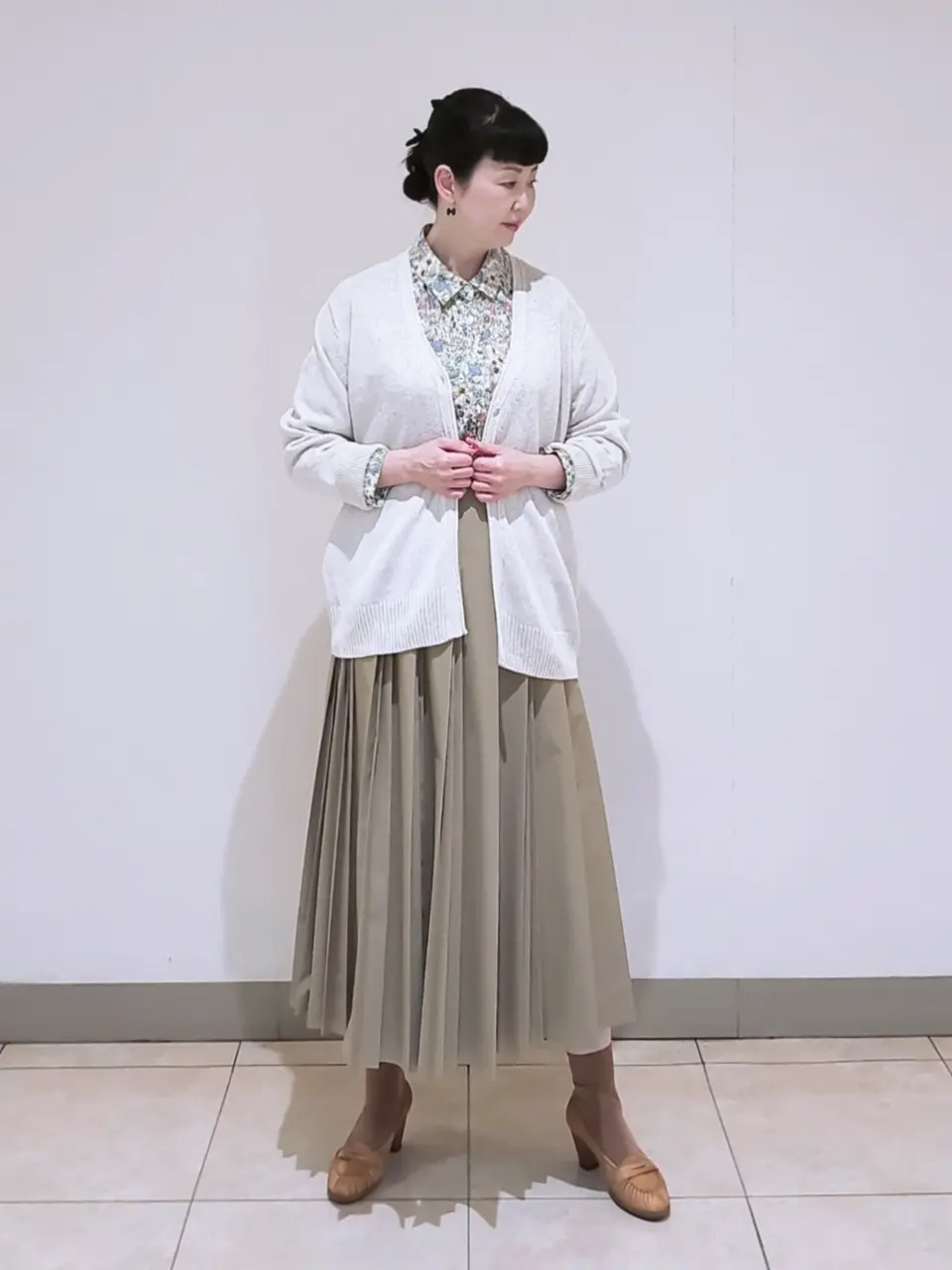 J.PRESS LADIES L スタッフ コーディネート画像