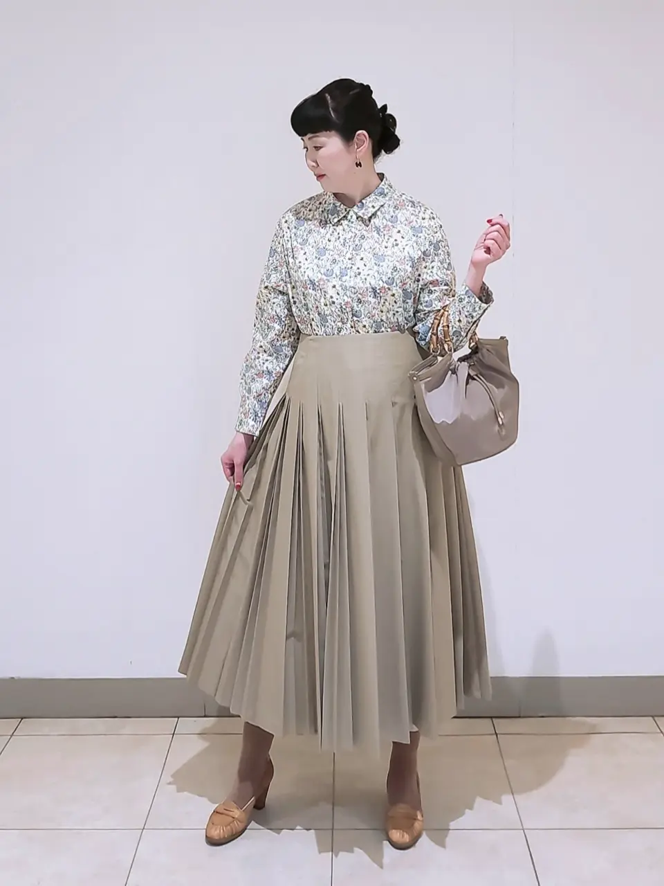 J.PRESS LADIES L スタッフ コーディネート画像