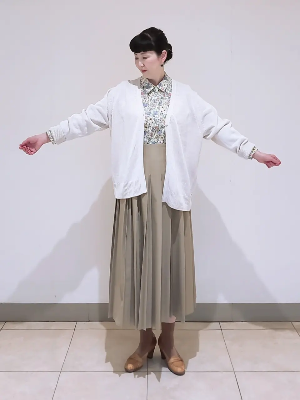 J.PRESS LADIES L スタッフ コーディネート画像