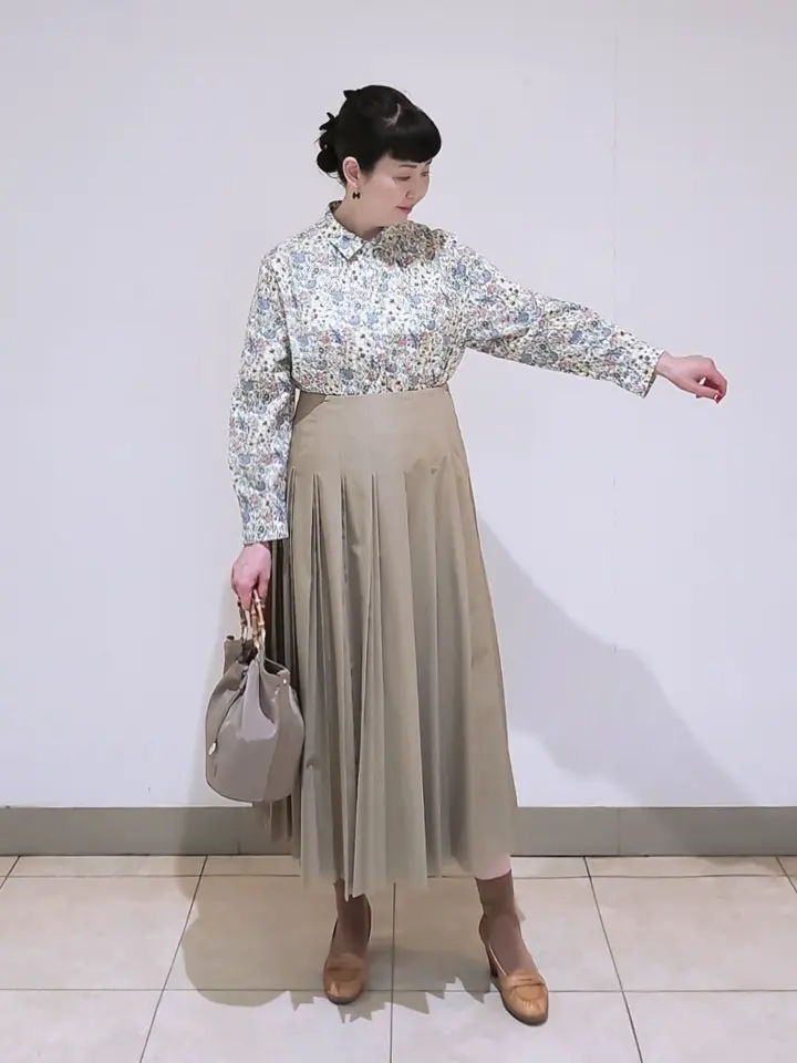 J.PRESS LADIES L スタッフ コーディネート画像