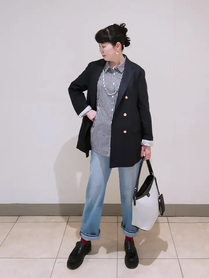 J.PRESS LADIES L スタッフ コーディネート画像