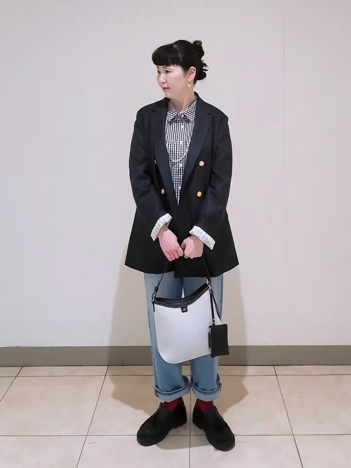 J.PRESS LADIES L スタッフ コーディネート画像