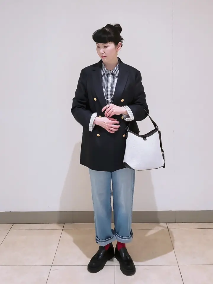 J.PRESS LADIES L スタッフ コーディネート画像