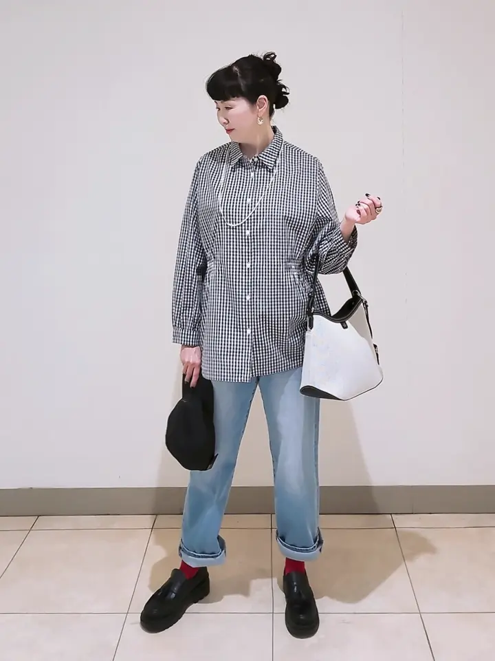 J.PRESS LADIES L スタッフ コーディネート画像