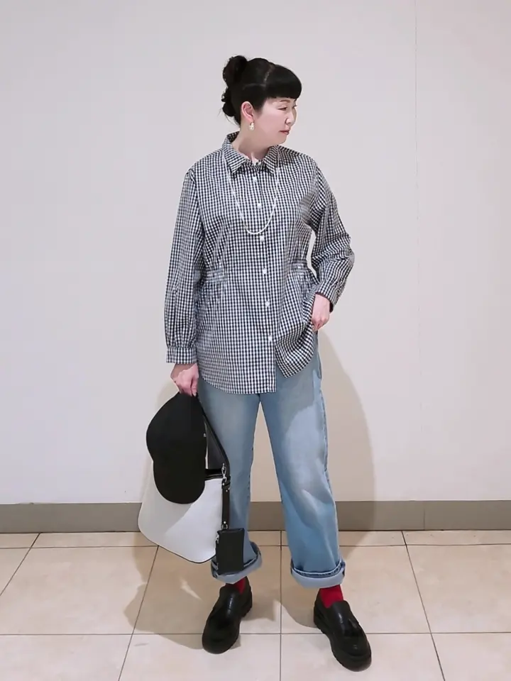 J.PRESS LADIES L スタッフ コーディネート画像