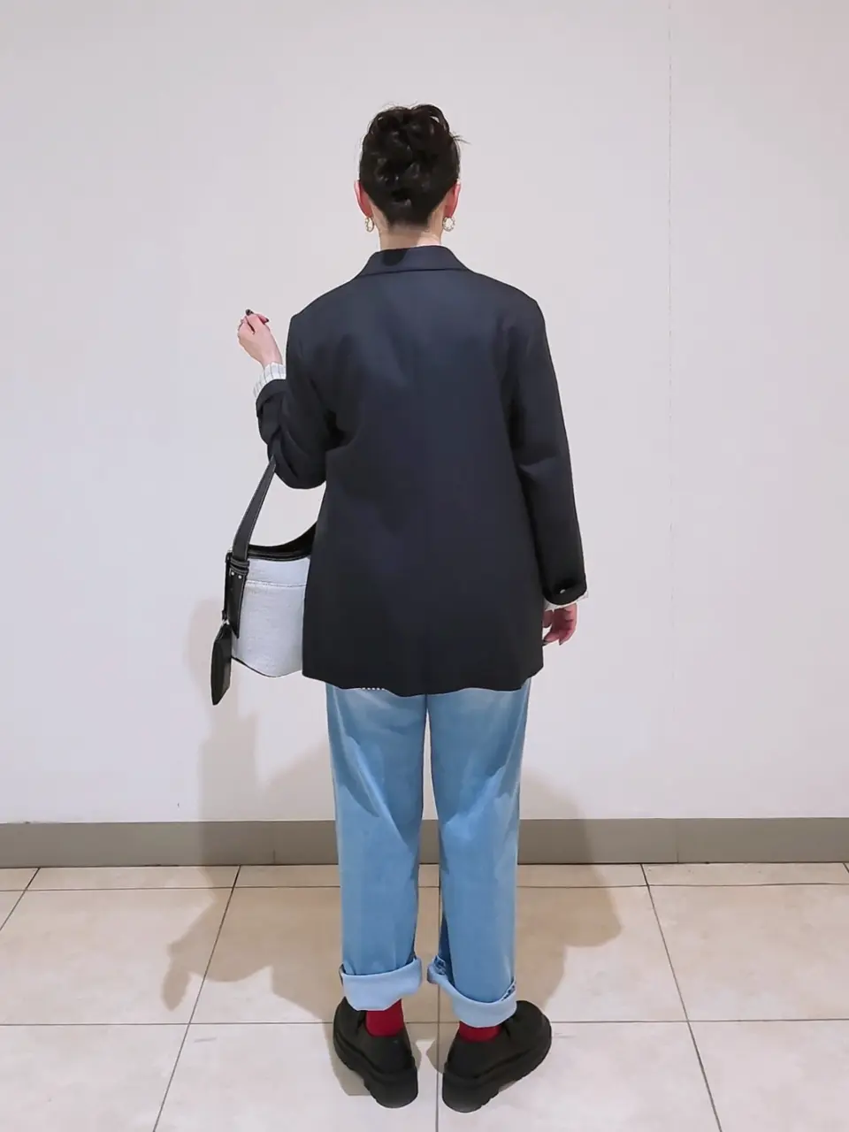 J.PRESS LADIES L スタッフ コーディネート画像