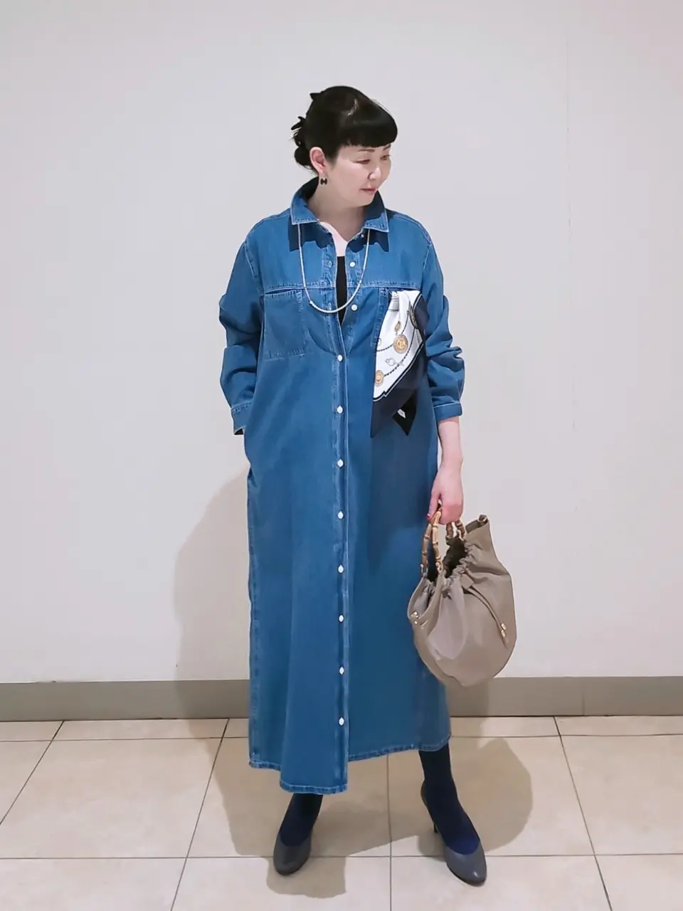 J.PRESS LADIES L スタッフ コーディネート画像