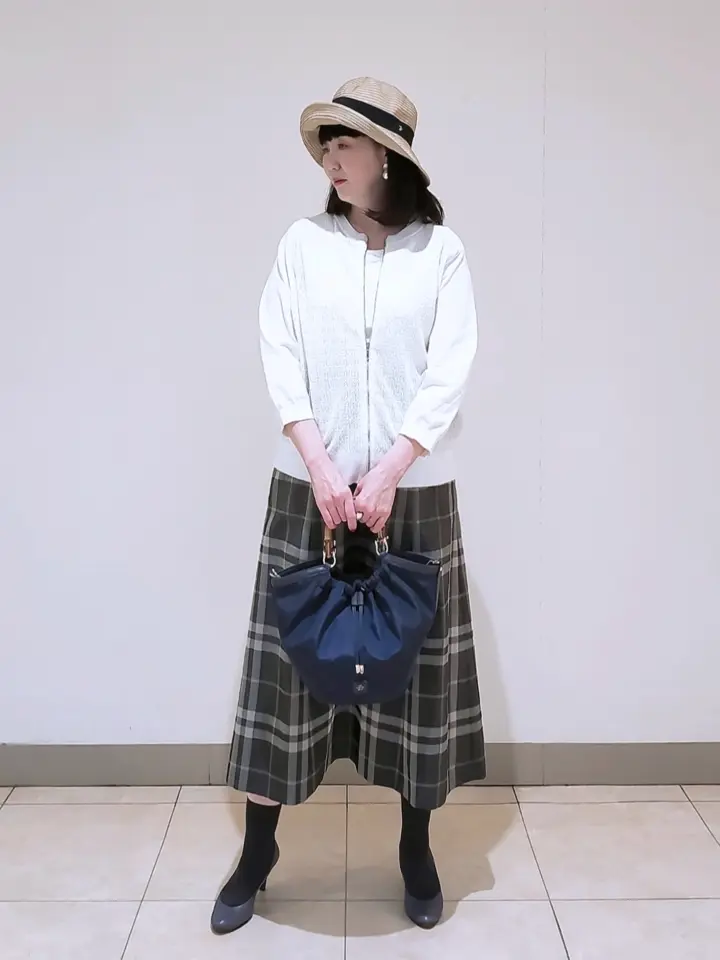 J.PRESS LADIES L スタッフ コーディネート画像