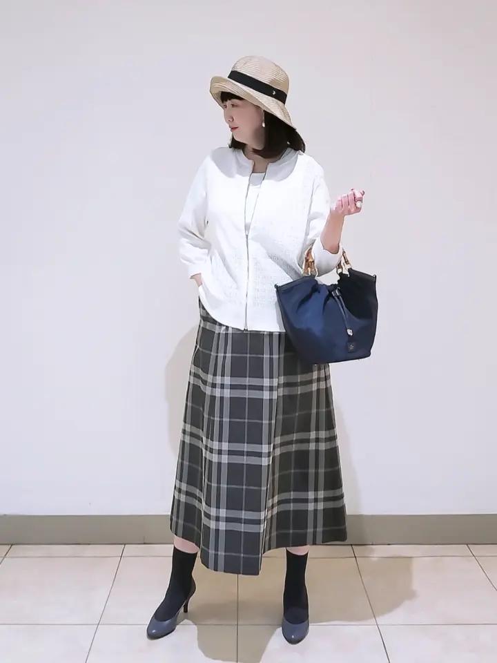 J.PRESS LADIES L スタッフ コーディネート画像