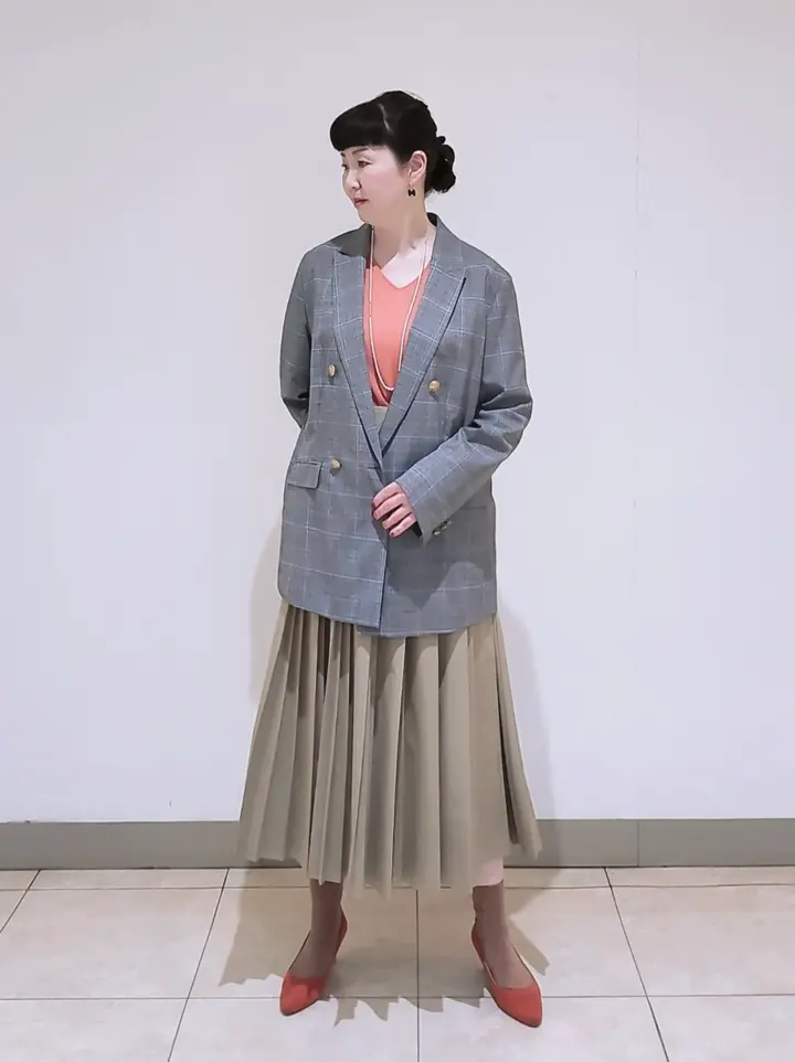 J.PRESS LADIES L スタッフ コーディネート画像