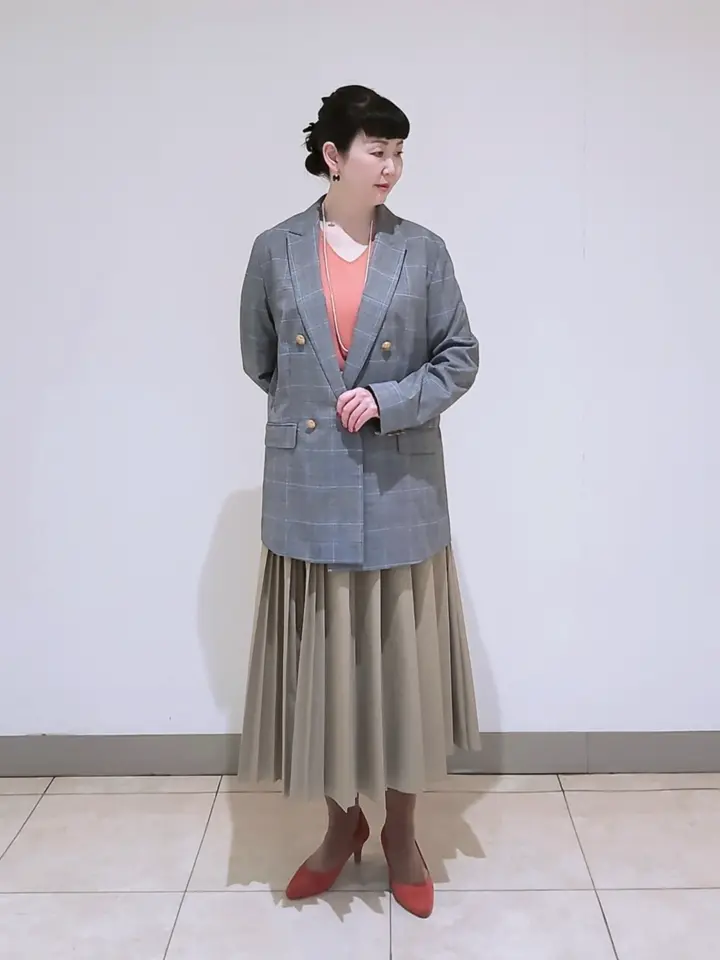 J.PRESS LADIES L スタッフ コーディネート画像