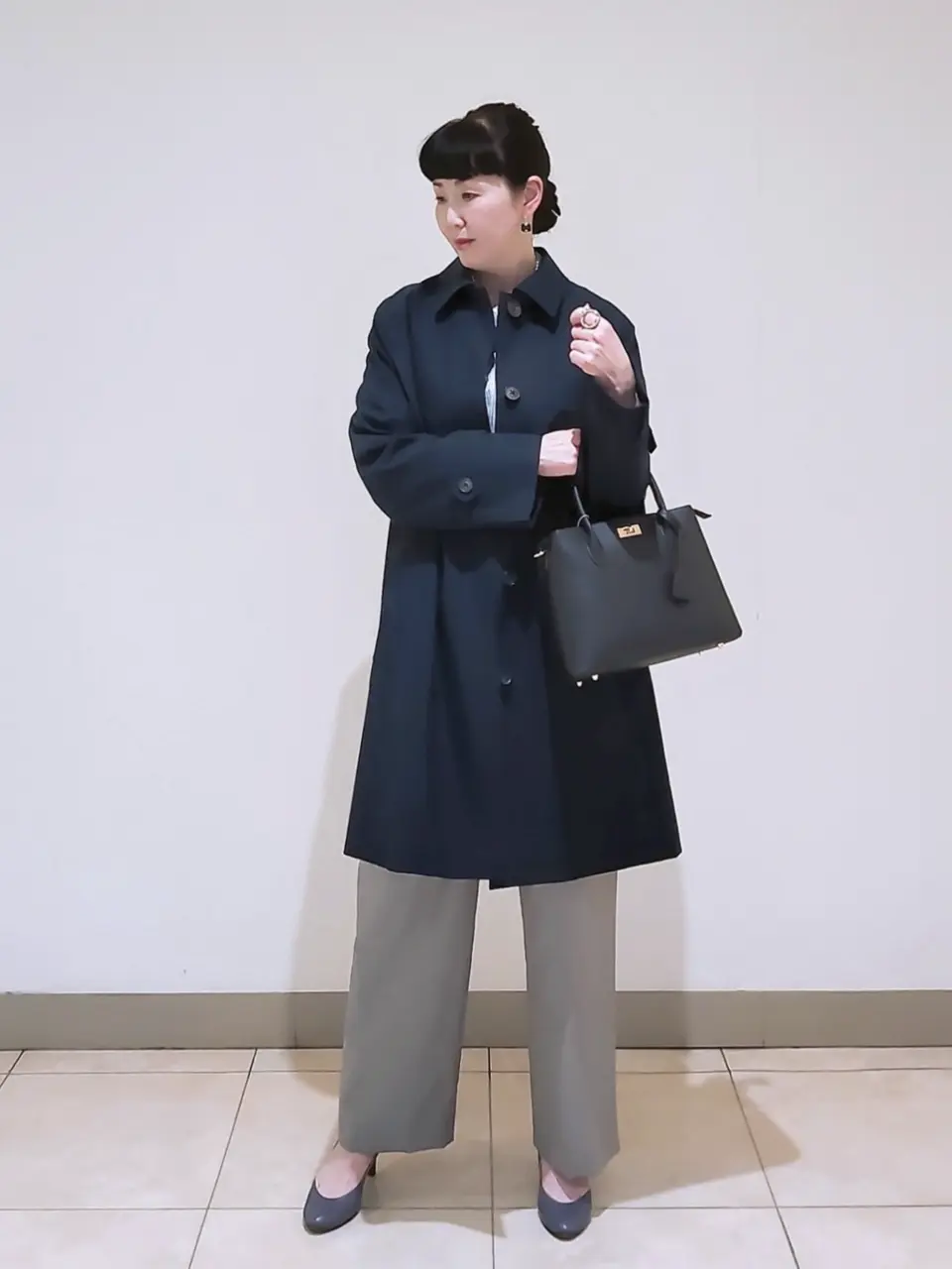 J.PRESS LADIES L スタッフ コーディネート画像