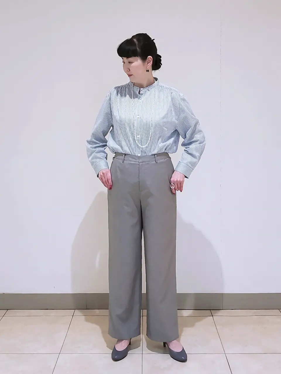 J.PRESS LADIES L スタッフ コーディネート画像