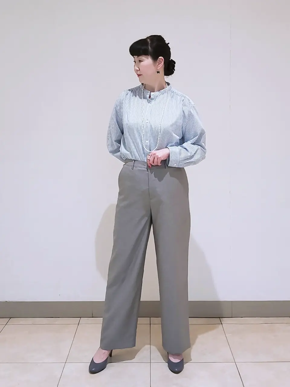 J.PRESS LADIES L スタッフ コーディネート画像