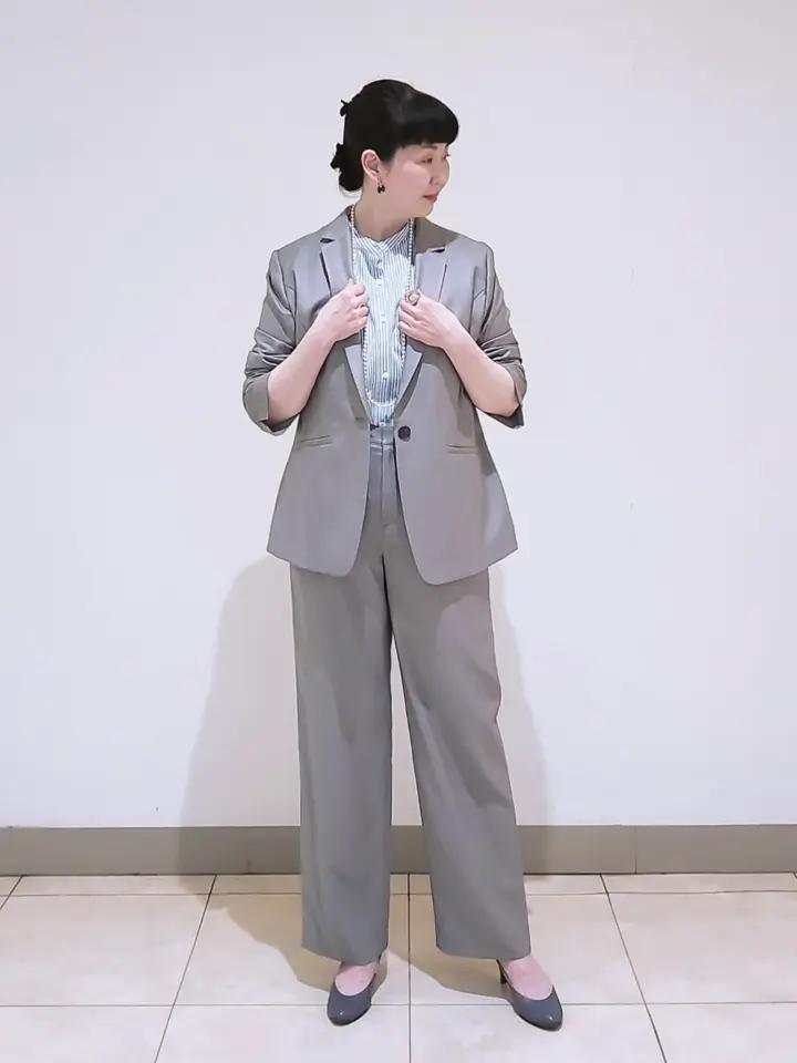 J.PRESS LADIES L スタッフ コーディネート画像