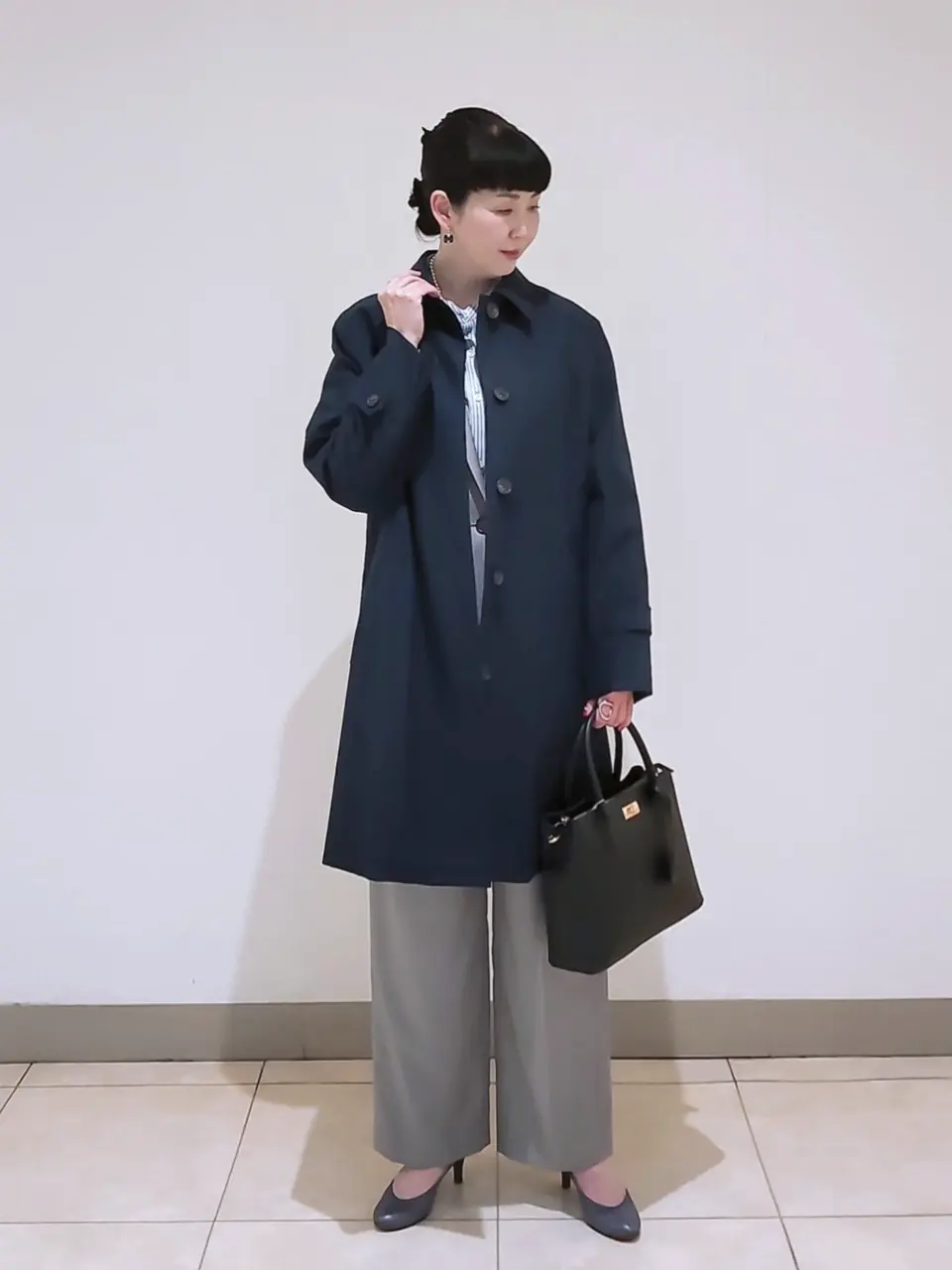 J.PRESS LADIES L スタッフ コーディネート画像