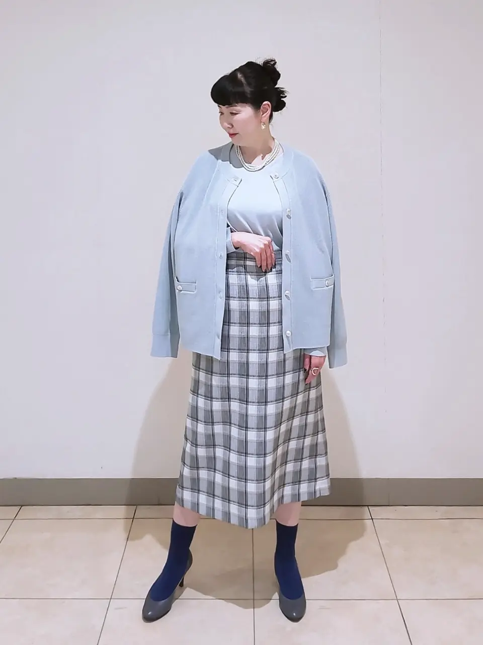 J.PRESS LADIES L スタッフ コーディネート画像