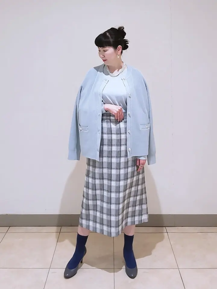 J.PRESS LADIES L スタッフ コーディネート画像