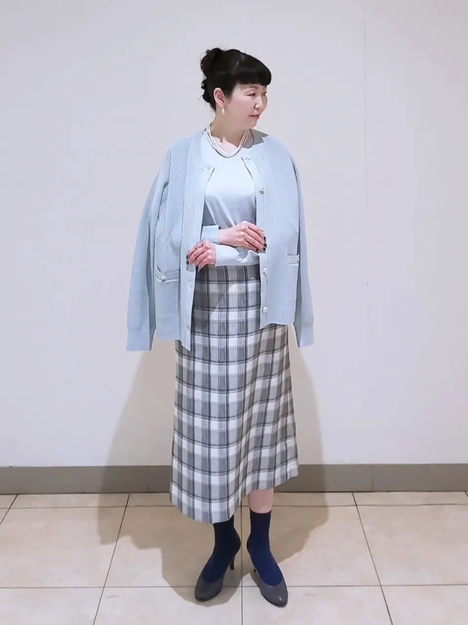 J.PRESS LADIES L スタッフ コーディネート画像