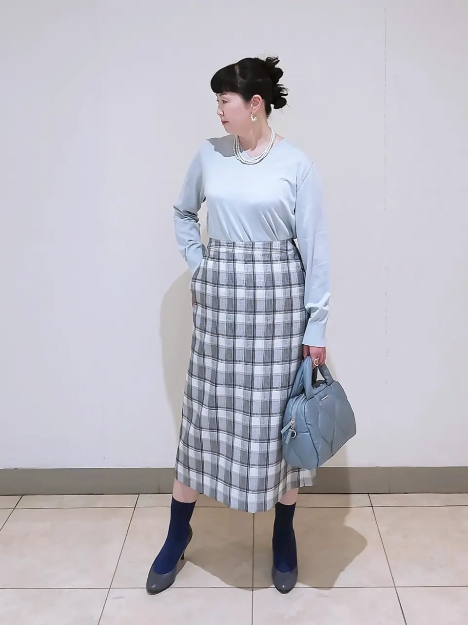 J.PRESS LADIES L スタッフ コーディネート画像