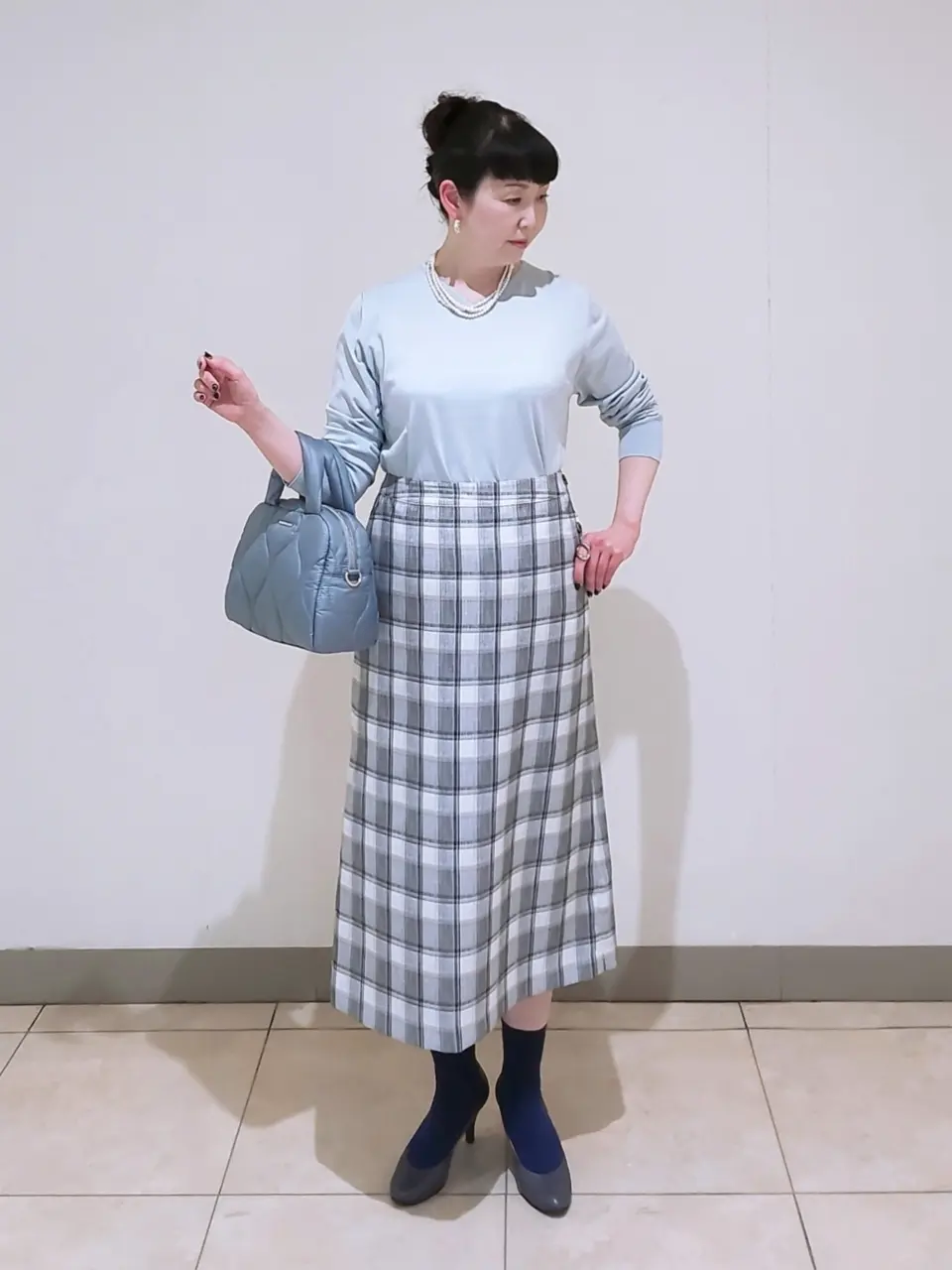 J.PRESS LADIES L スタッフ コーディネート画像