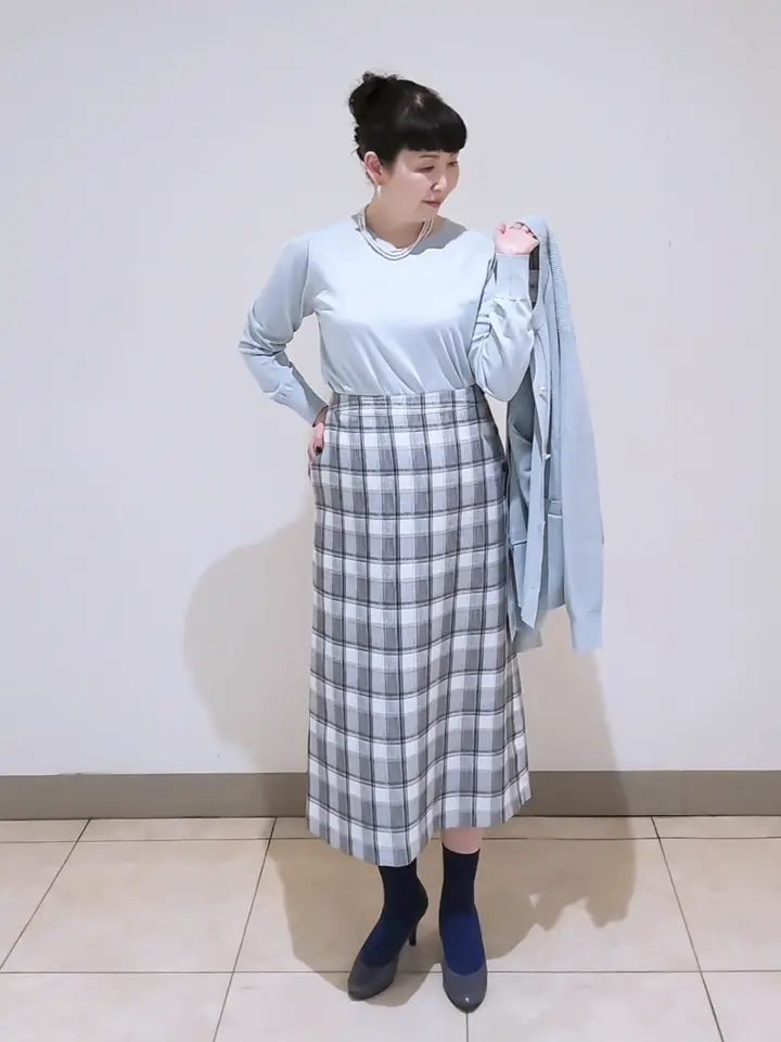 J.PRESS LADIES L スタッフ コーディネート画像