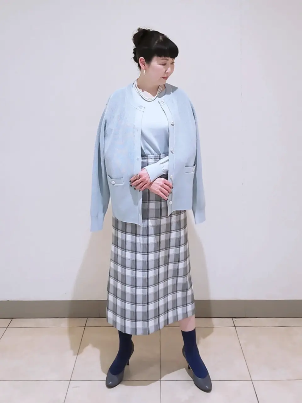 J.PRESS LADIES L スタッフ コーディネート画像