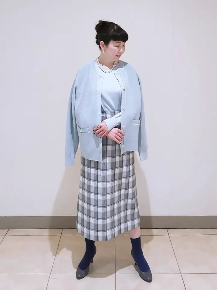 J.PRESS LADIES L スタッフ コーディネート画像