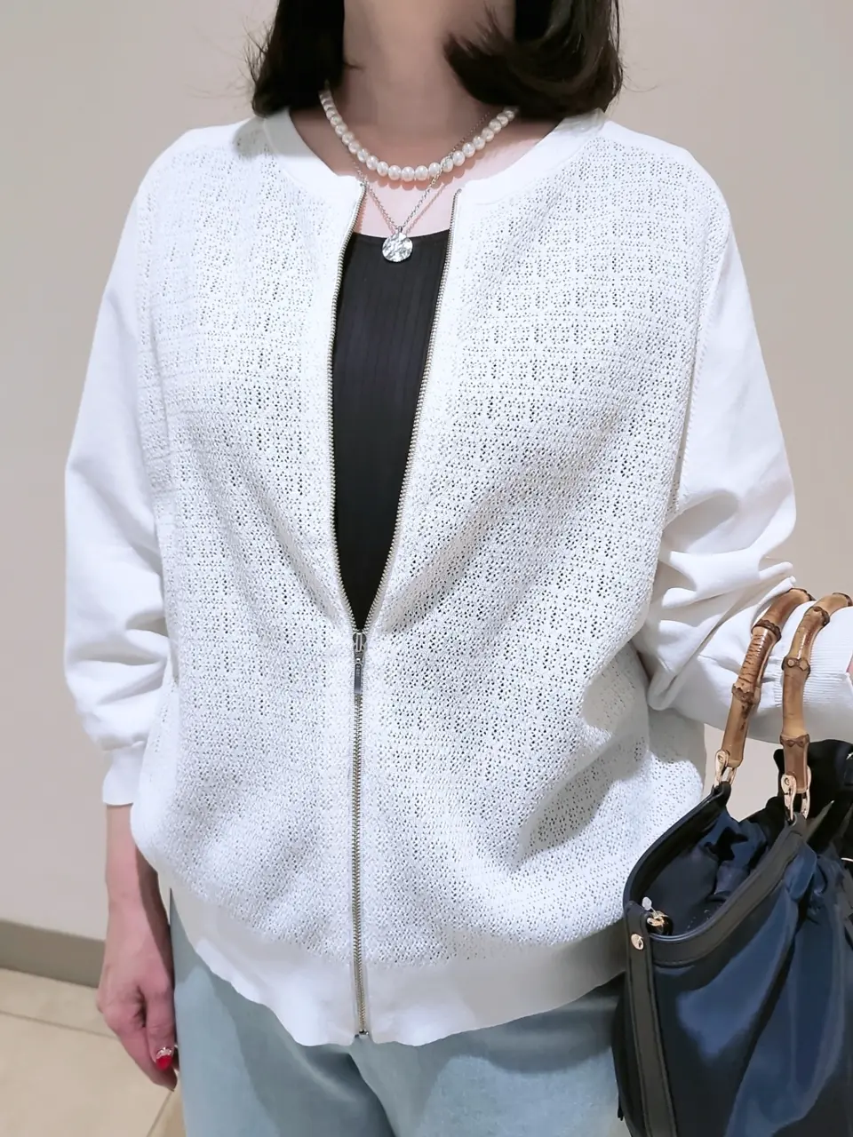 J.PRESS LADIES L スタッフ コーディネート画像