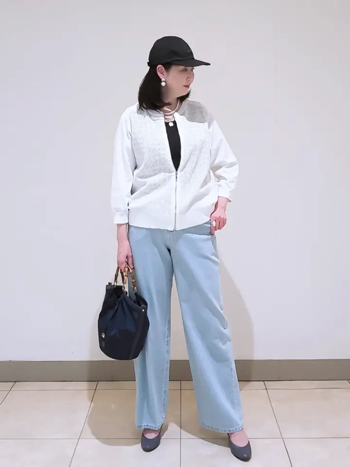 J.PRESS LADIES L スタッフ コーディネート画像