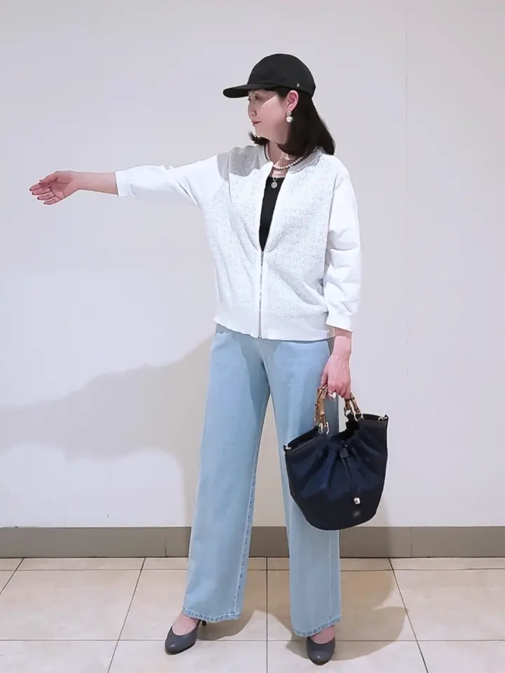 J.PRESS LADIES L スタッフ コーディネート画像