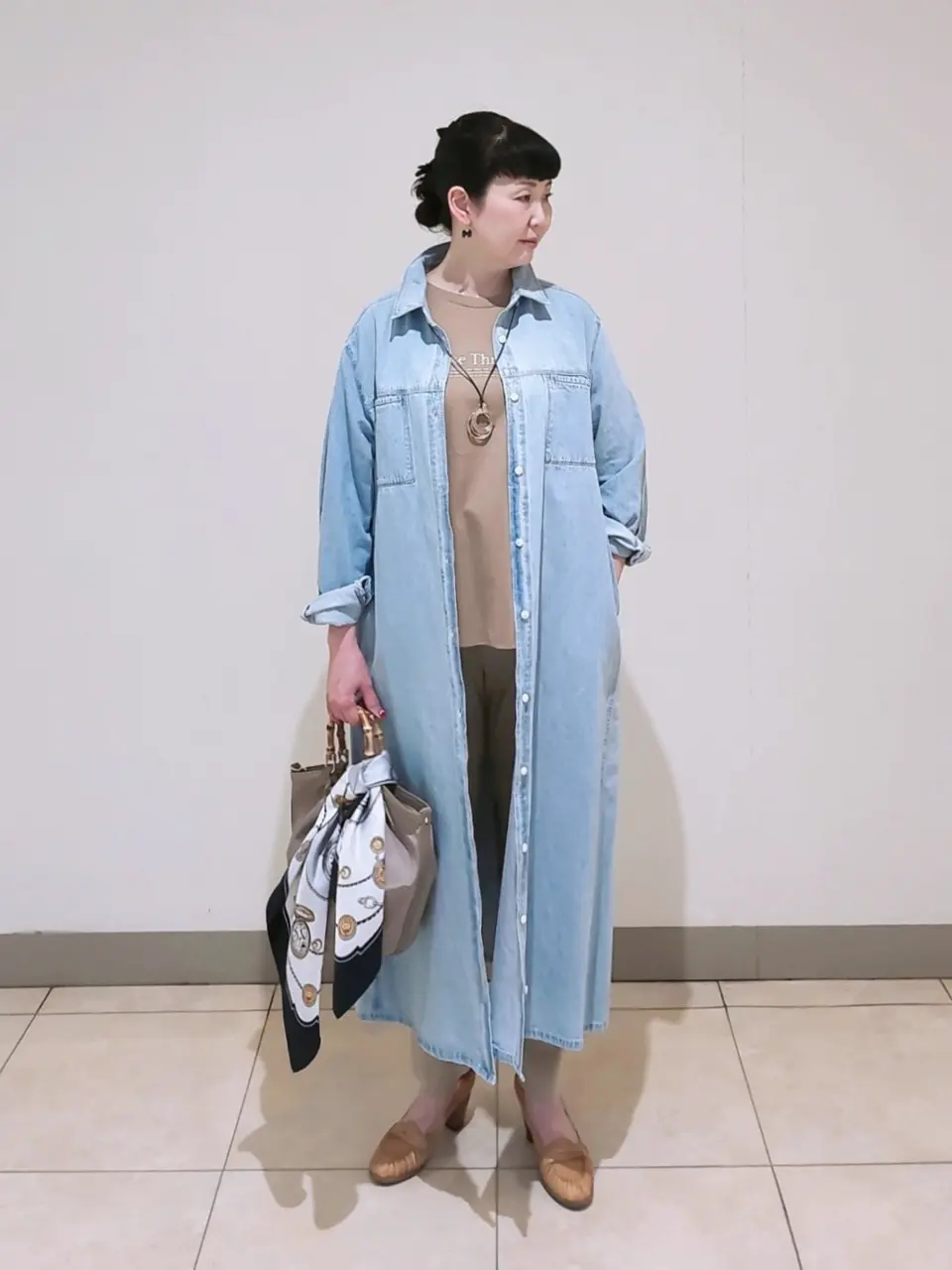 J.PRESS LADIES L スタッフ コーディネート画像